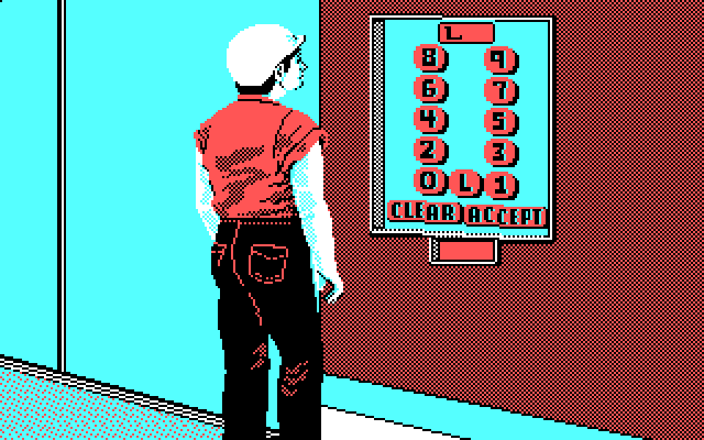 Soko-Ban IBM PC/Compatibles Screenshot: Level selection.