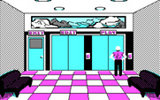 Soko-Ban for IBM PC/Compatibles - The main menu.
