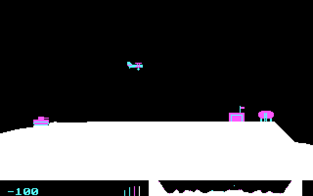 Sopwith IBM PC/Compatibles Screenshot: Flying...