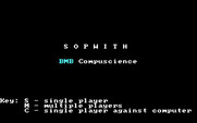 Sopwith for IBM PC/Compatibles - Title screen.
