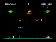 Buzzard Bait for IBM PC/Compatibles - One of the humans is being fed to a buzzard, better act quick!