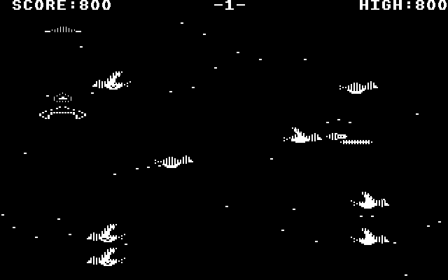 Buzzard Bait IBM PC/Compatibles Screenshot: Bonus round.