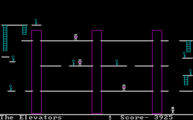 Janitor Joe IBM PC/Compatibles Screenshot: Each level features a different layout.