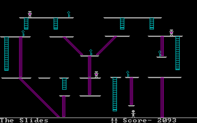 Janitor Joe IBM PC/Compatibles Screenshot: Start of level two.