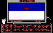 Arcticfox for IBM PC/Compatibles - Enemy preview; some opponents can fly