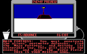 Arcticfox for IBM PC/Compatibles - The main fortress; this is your mission goal