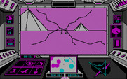 Arcticfox for IBM PC/Compatibles - Crash! The players tank has been destroyed