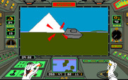 Arcticfox for Amiga - Another enemy tank closes in quickly...
