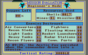 Arcticfox for Amiga - Game over.