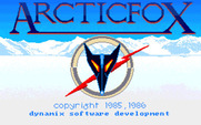 Arcticfox for Amiga - Title screen.