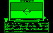 Arcticfox for IBM PC/Compatibles - Enemy preview - you'll want to avoid these floating mines