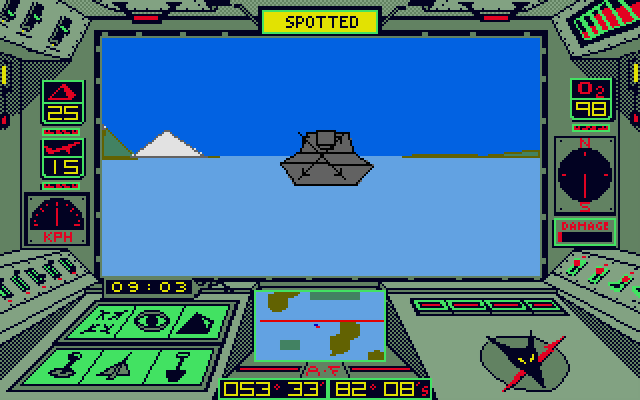 Arcticfox Atari ST Screenshot: Game start.