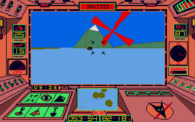Arcticfox Atari ST Screenshot: Under attack...