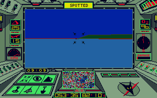 Arcticfox Atari ST Screenshot: I've been spotted!