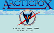 Arcticfox for Atari ST - Title screen.
