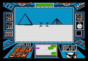 Arcticfox for Apple II - Mountains on the horizon...