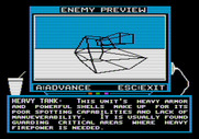 Arcticfox for Apple II - Enemy preview.