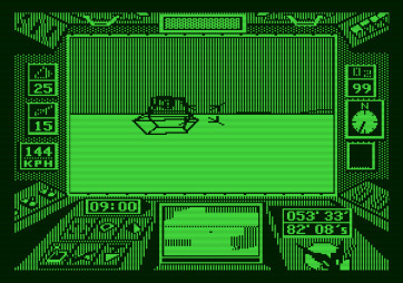 Arcticfox for Apple II - Game start.