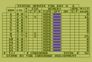 Epidemic! for Atari 8-bit - Game start; here's the status of day 1.