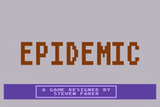 Epidemic! for Atari 8-bit - Title screen.