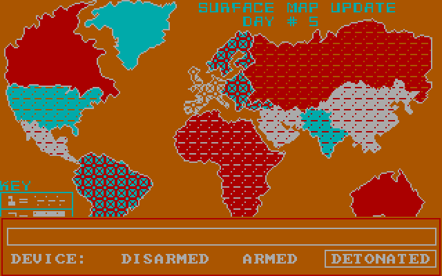Epidemic! IBM PC/Compatibles Screenshot: Detonation!