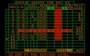 Epidemic! for IBM PC/Compatibles - Day 6 status; Region 8 has been destroyed, region 11 is serious...