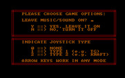Fowl Play for IBM PC/Compatibles - Choosing game options.
