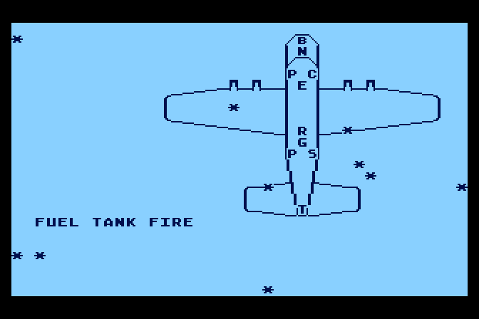 50 Mission Crush Atari 8-bit Screenshot: Game introduction.