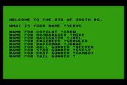 50 Mission Crush for Atari 8-bit - Setting up the players...