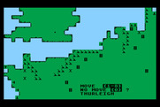 50 Mission Crush for Atari 8-bit - Map view.