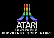 Centipede for Atari 5200 - Atari logo and game title.
