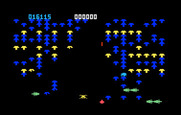 Centipede for Intellivision - The centipede has reached the bottom of the screen...watch out!