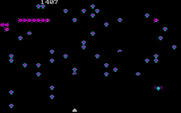 Centipede for IBM PC/Compatibles - The colors change each time a level is completed.