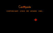 Centipede for IBM PC/Compatibles - Title screen.