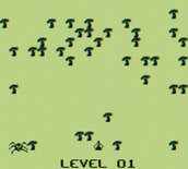 Centipede for Game Boy - Game start.
