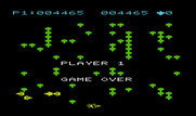Centipede for Commodore VIC-20 - Game over.