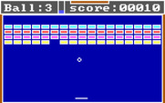 Bricks for IBM PC/Compatibles - Gameplay on the first board.