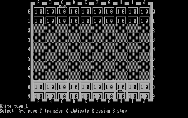 Force 400 IBM PC/Compatibles Screenshot: Game start.