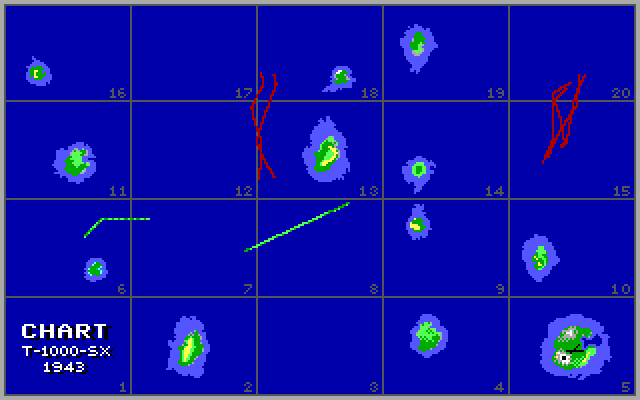 GATO IBM PC/Compatibles Screenshot: Here's the current situation...
