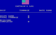 GATO for IBM PC/Compatibles - Captain's log...I haven't accomplished much yet.