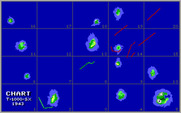 GATO for IBM PC/Compatibles - View the chart to see where both friendly and enemy ships are.