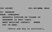 GATO for IBM PC/Compatibles - Mission briefing.