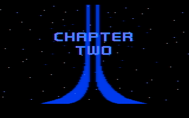 Space Quest II: Chapter II - Vohaul's Revenge IBM PC/Compatibles Screenshot: Chapter Two...