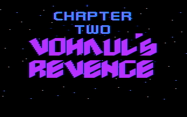 Space Quest II: Chapter II - Vohaul's Revenge IBM PC/Compatibles Screenshot: Vohaul's Revenge...
