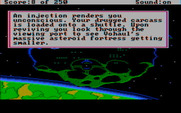 Space Quest II: Chapter II - Vohaul's Revenge for IBM PC/Compatibles - The exterior of Vohaul's asteroid...