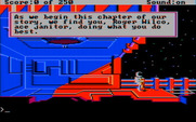 Space Quest II: Chapter II - Vohaul's Revenge for IBM PC/Compatibles - Game start.
