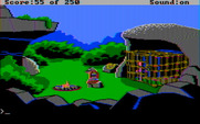 Space Quest II: Chapter II - Vohaul's Revenge for IBM PC/Compatibles - Trapped in a cage by this big oaf...