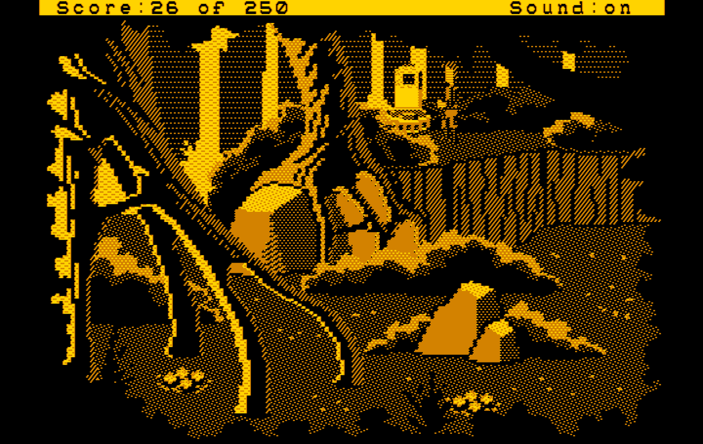 Space Quest II: Chapter II - Vohaul's Revenge IBM PC/Compatibles Screenshot: Here's a mailbox in case you need to mail something...