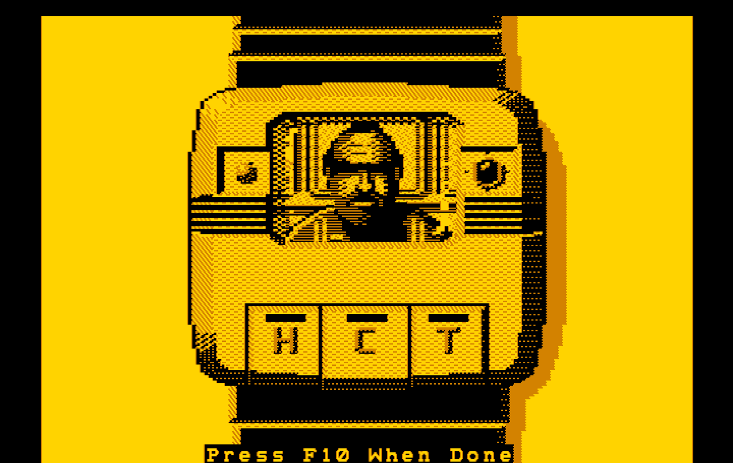 Space Quest II: Chapter II - Vohaul's Revenge IBM PC/Compatibles Screenshot: Your boss is calling...