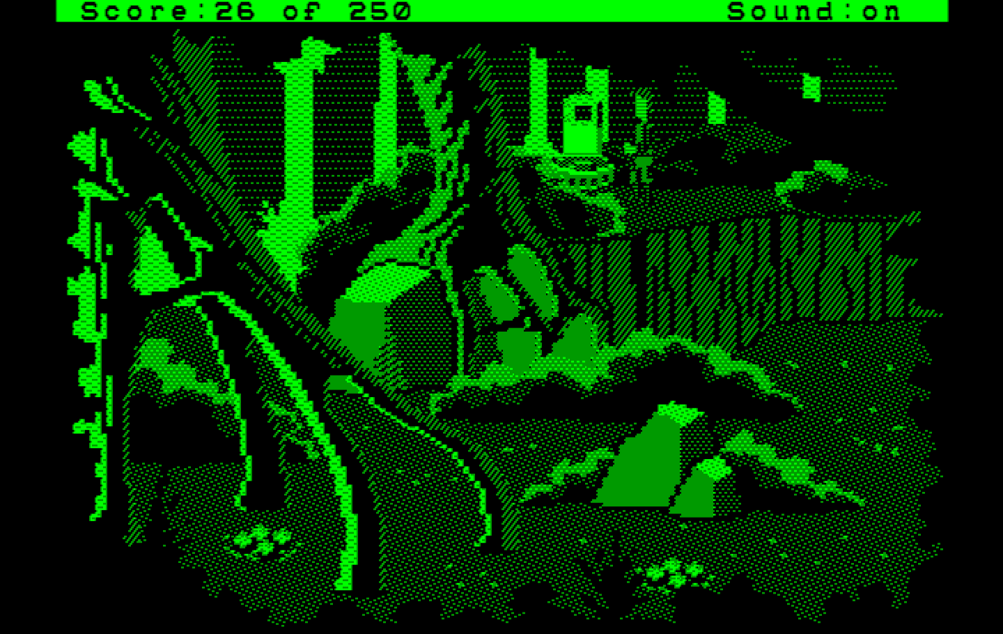 Space Quest II: Chapter II - Vohaul's Revenge IBM PC/Compatibles Screenshot: Here's a mailbox in case you need to mail something...